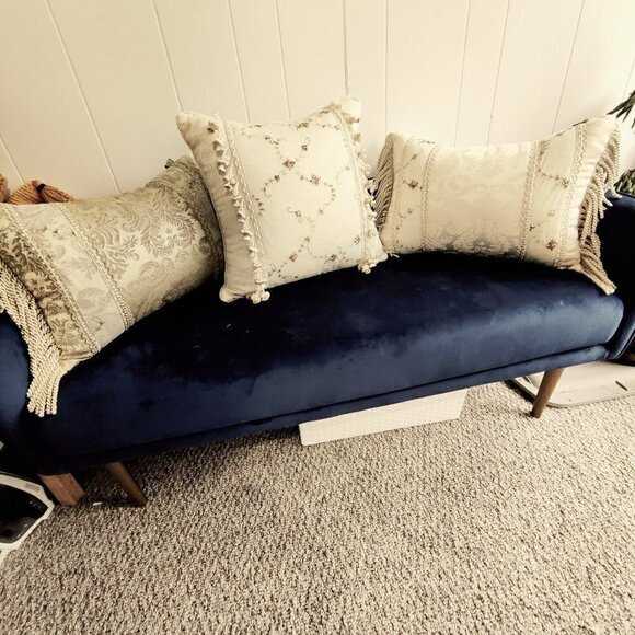 Designer Guild Collection Pillows for Living Room, Boudoir. NWOT Vine embroidery - Picture 6 of 6